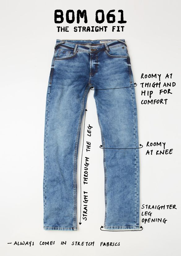 Mufti straight fit jeans shop
