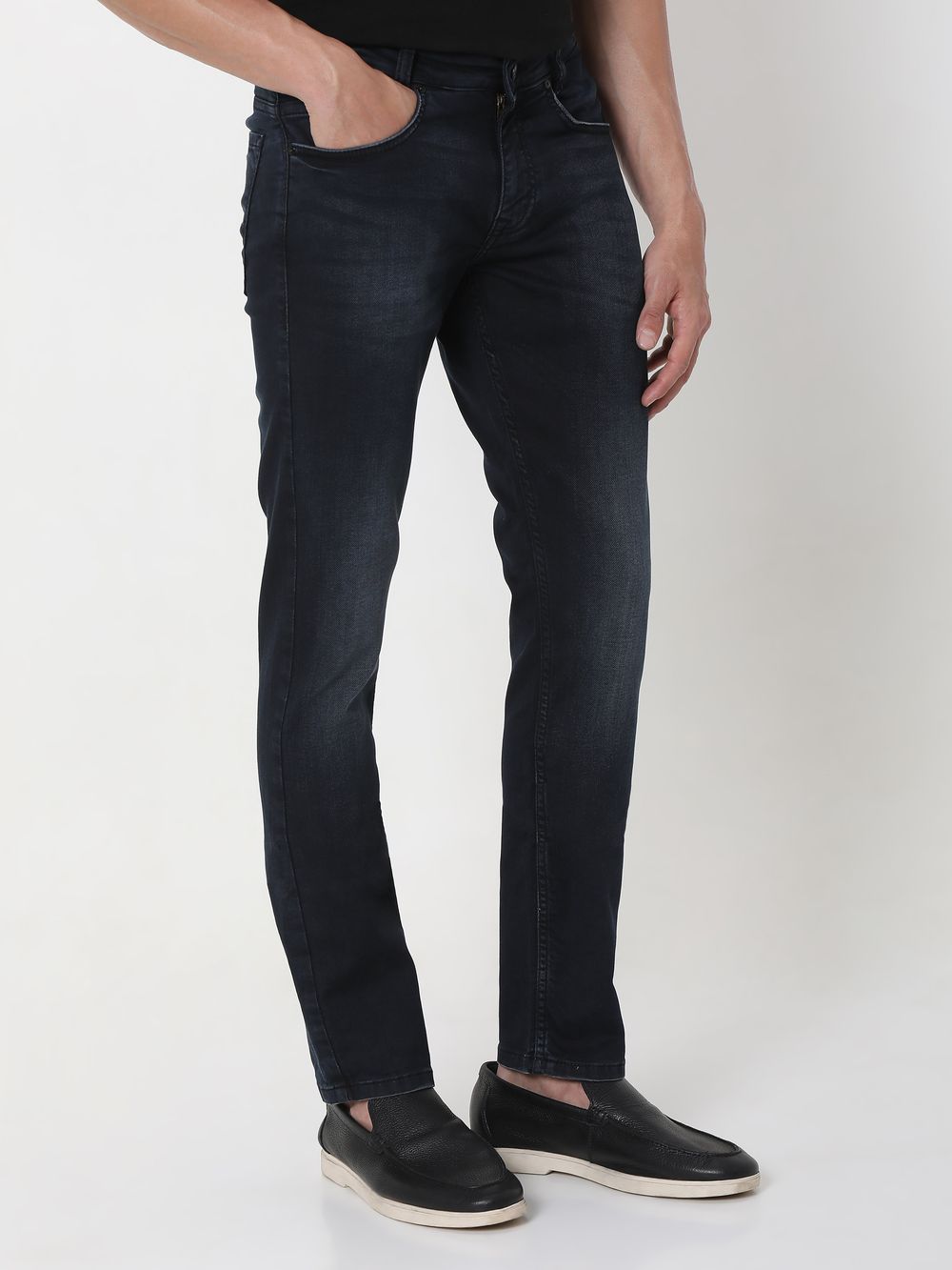 Charcoal Super Slim Fit Fly Weight Jeans