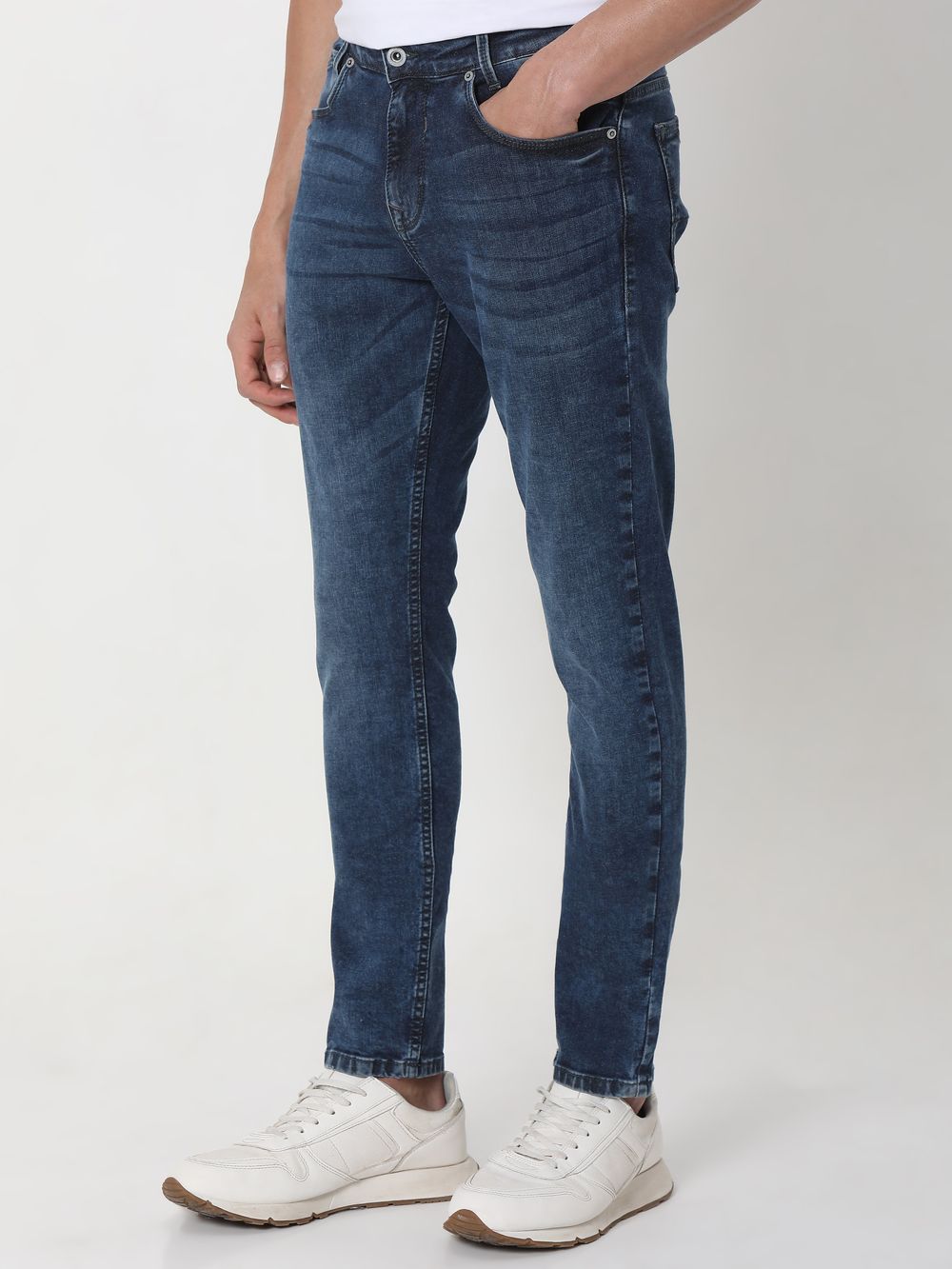 Blue Black Skinny Fit Originals Stretch Jeans