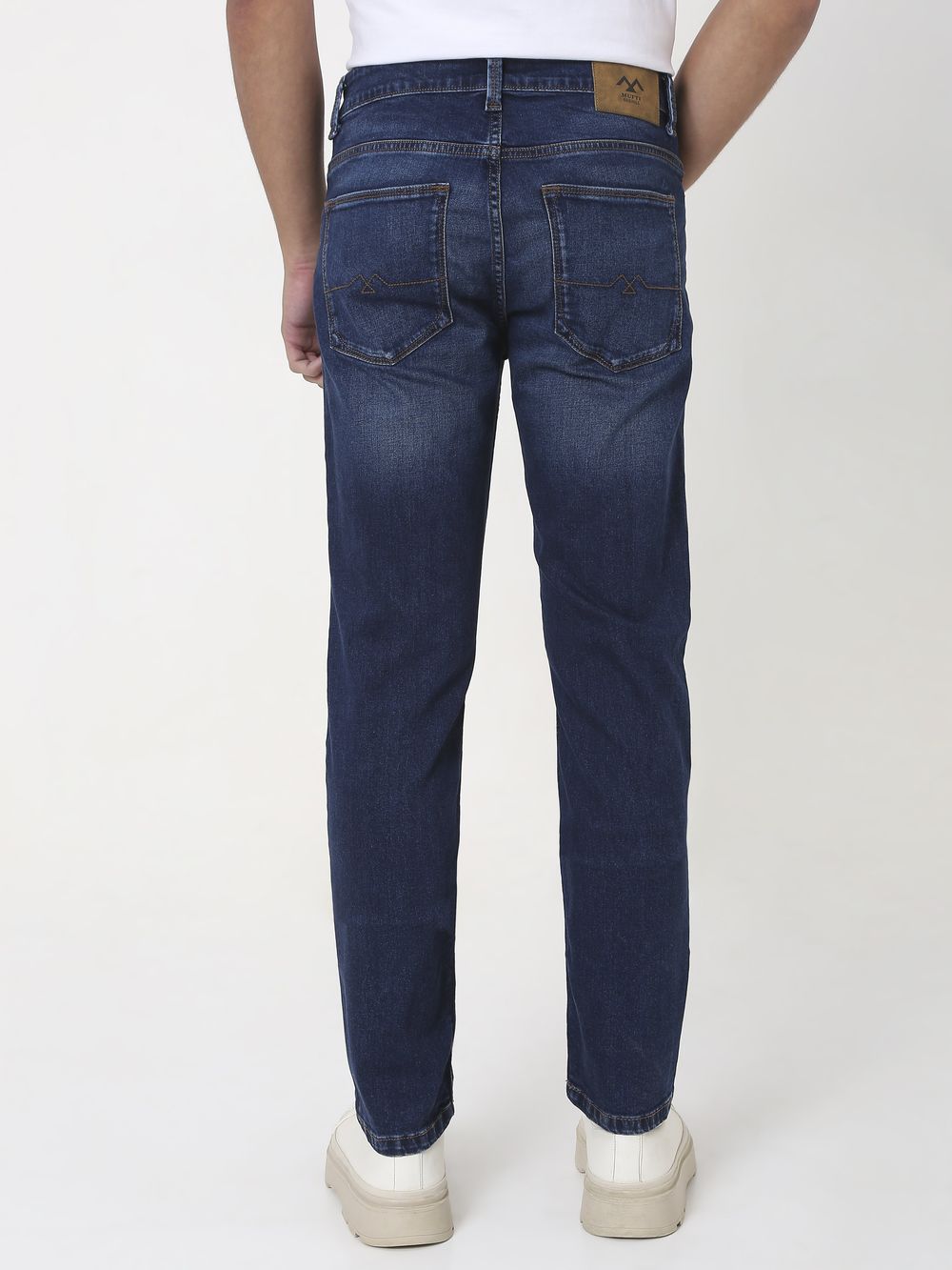 Dark Indigo Blue Narrow Fit Originals Stretch Jeans