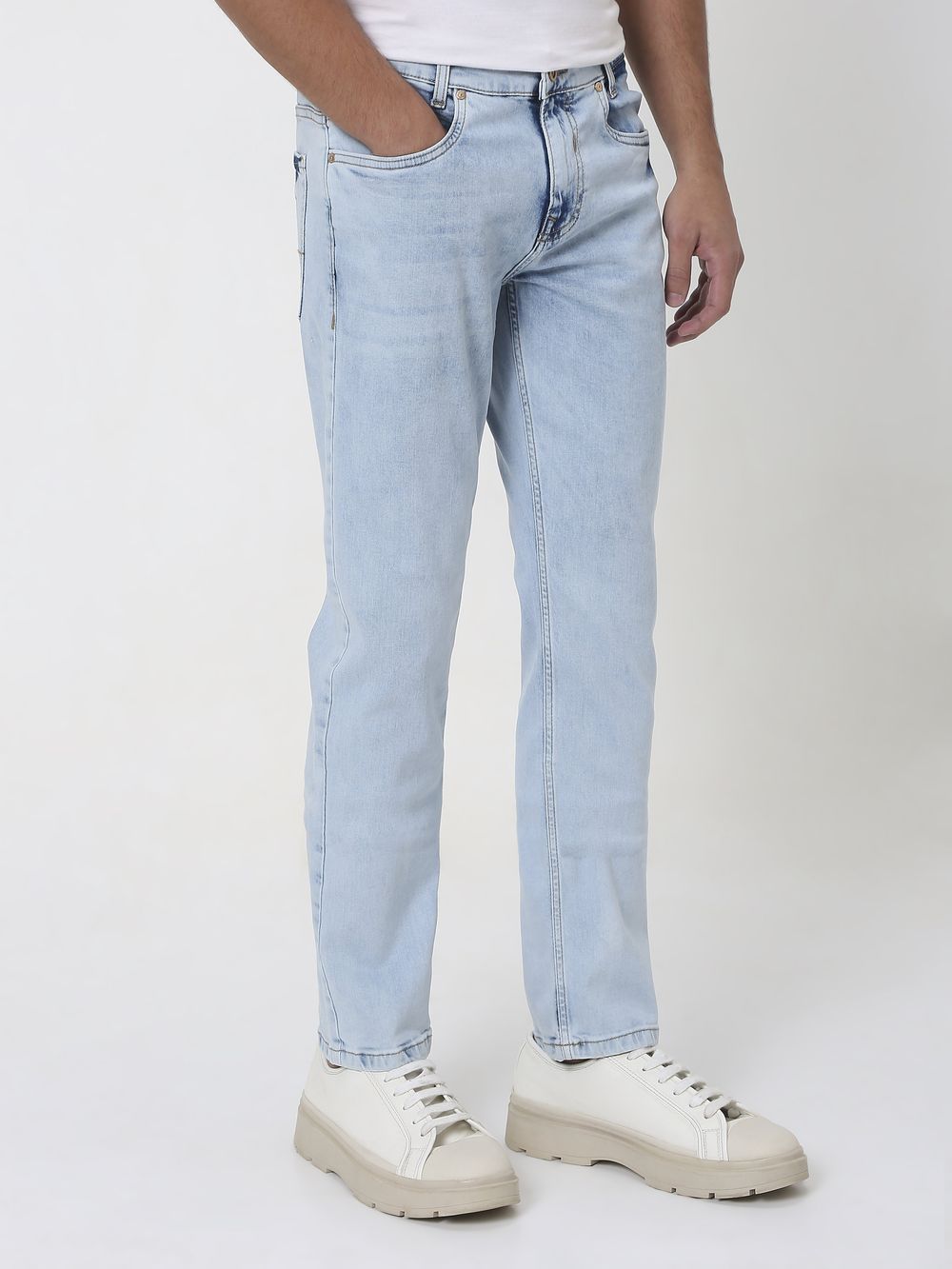 Light Blue Narrow Fit Originals Stretch Jeans