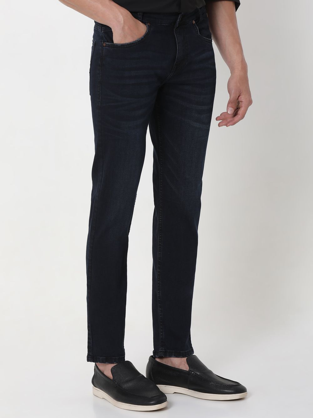 Blue Black Narrow Fit Originals Stretch Jeans