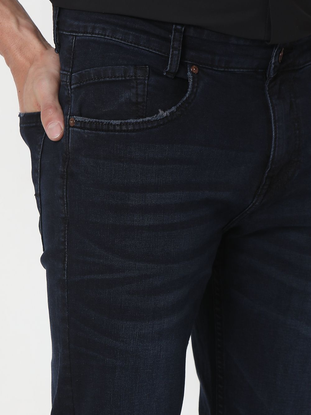 Blue Black Narrow Fit Originals Stretch Jeans