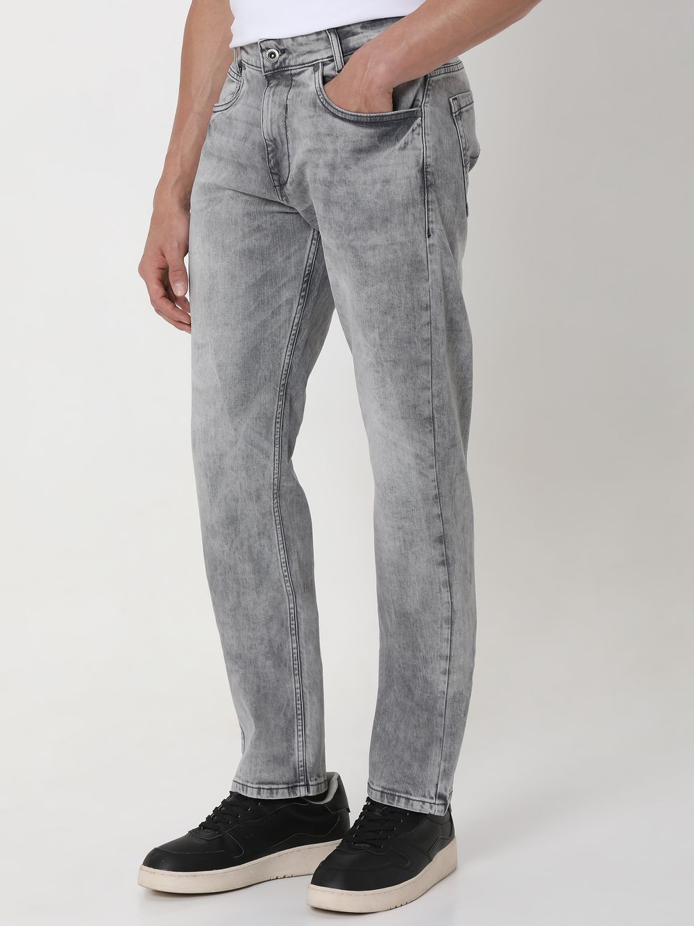 Tinted Relaxed Straight Fit Originals Stretch Jeans