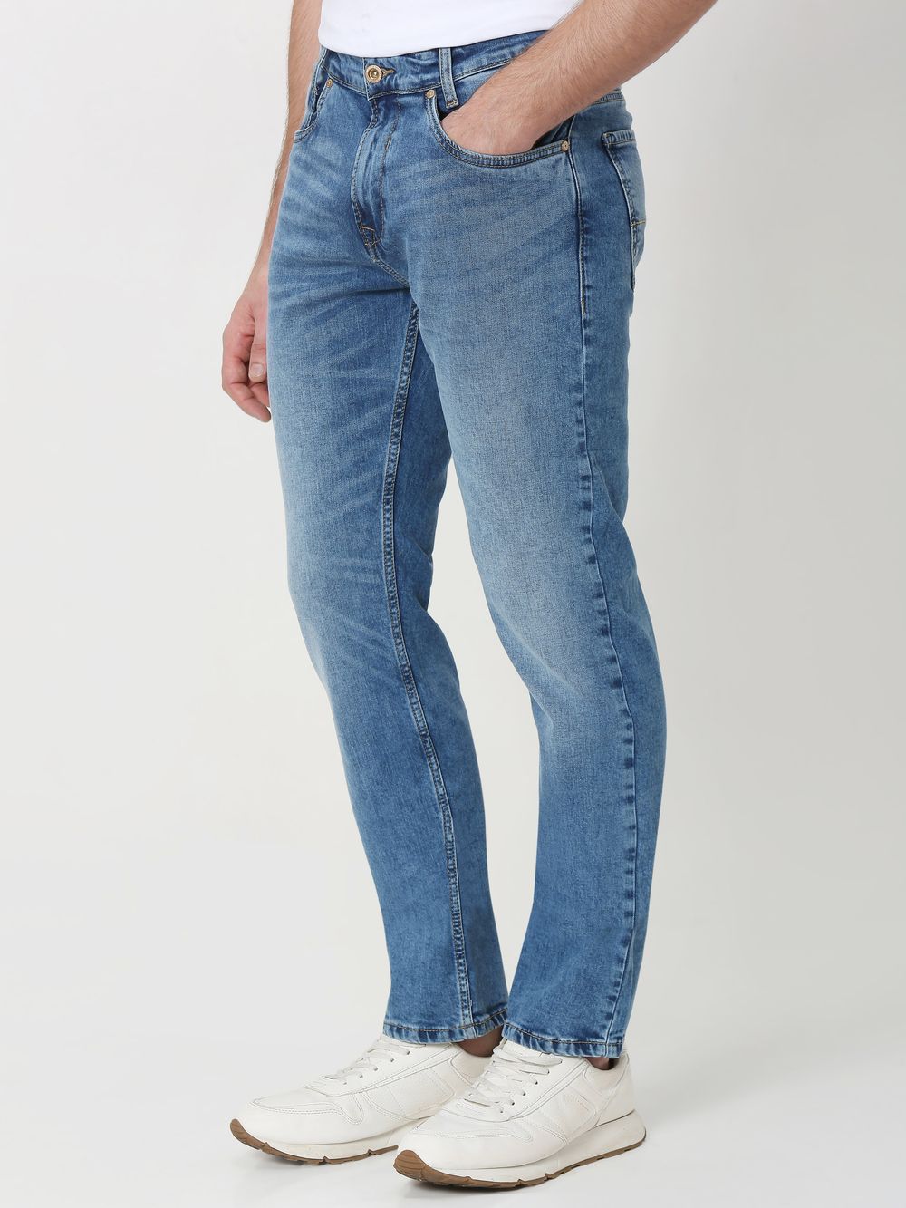 Tinted Relaxed Straight Fit Originals Stretch Jeans