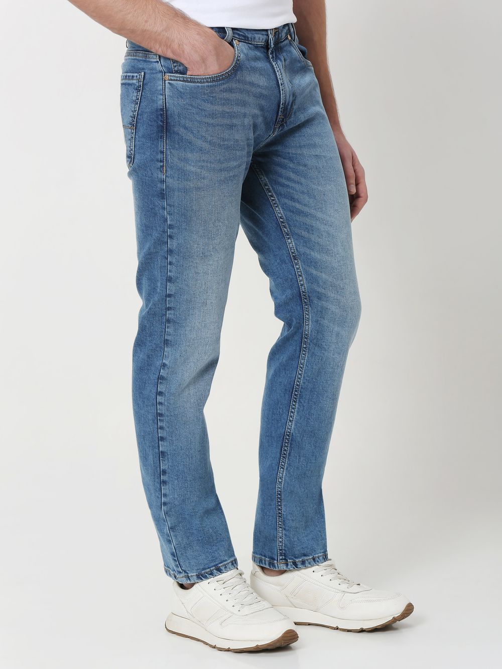 Tinted Relaxed Straight Fit Originals Stretch Jeans
