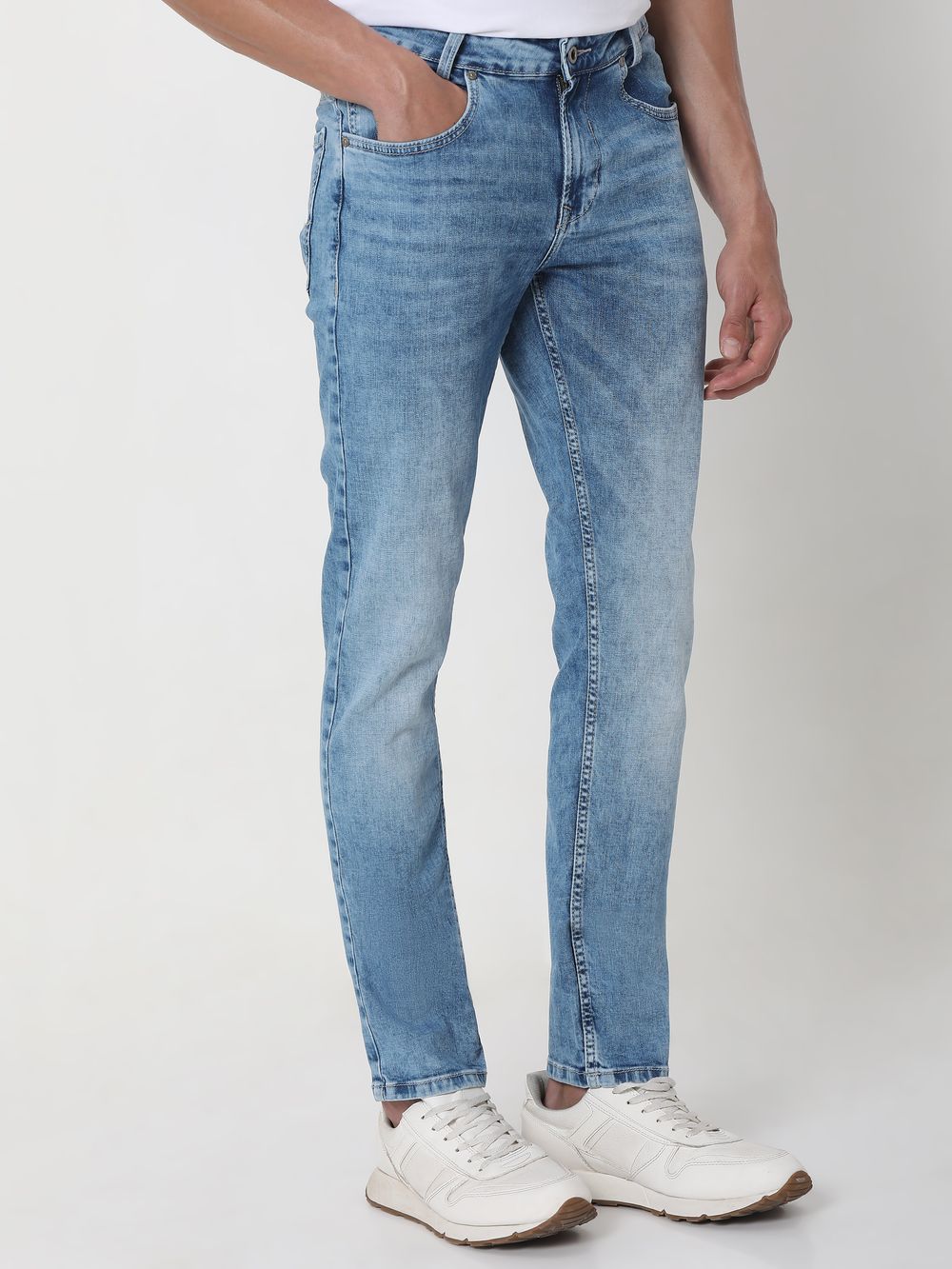 Light Blue Skinny Fit Originals Stretch Jeans