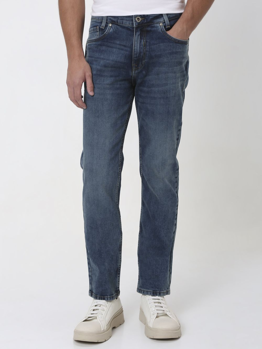 Tinted Straight Fit Originals Stretch Jeans