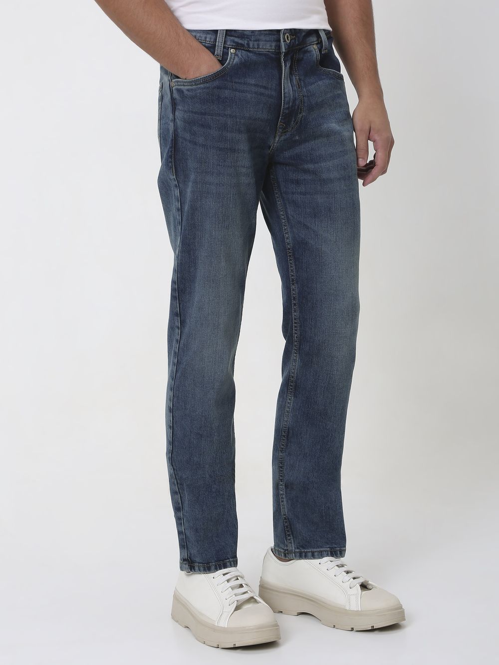 Tinted Straight Fit Originals Stretch Jeans