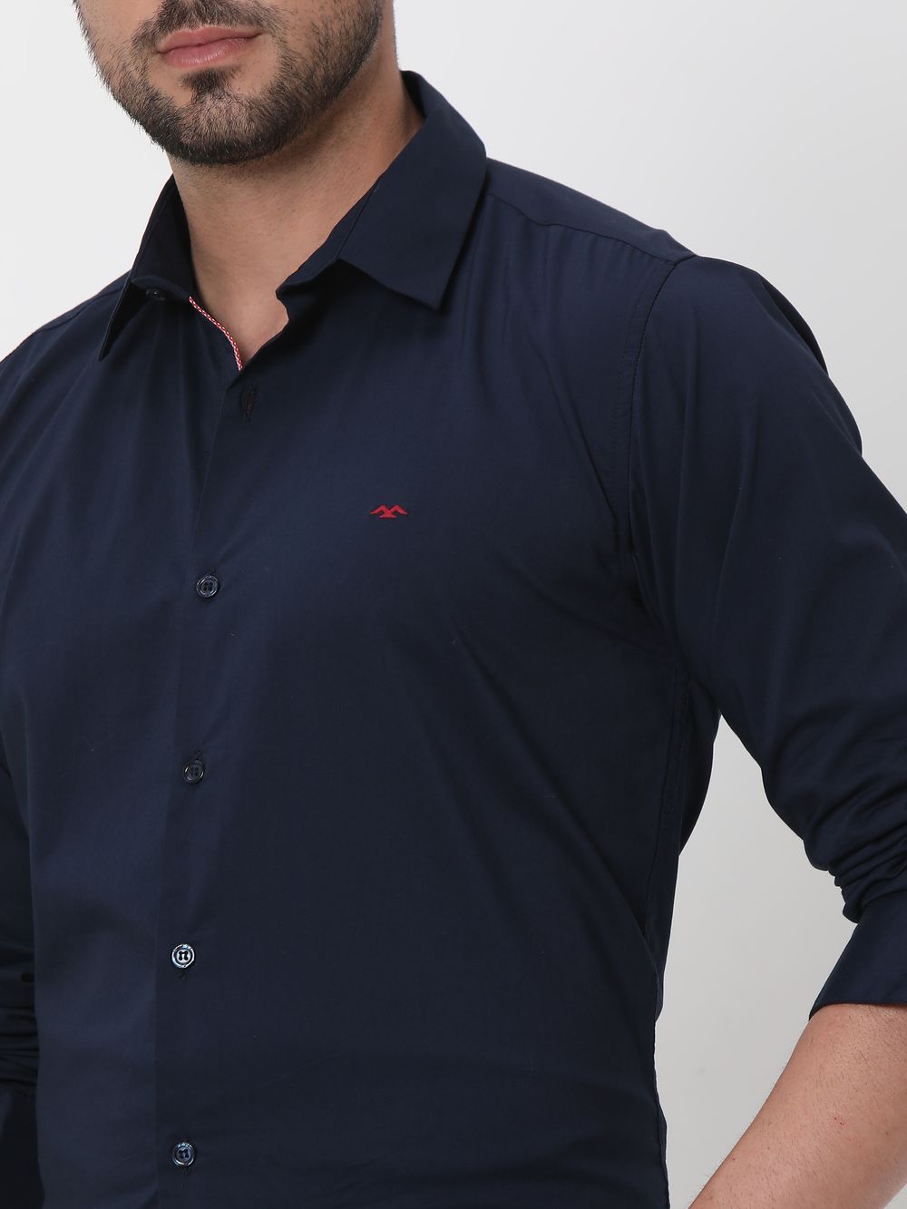 Navy Lightweight Stretch Shirt