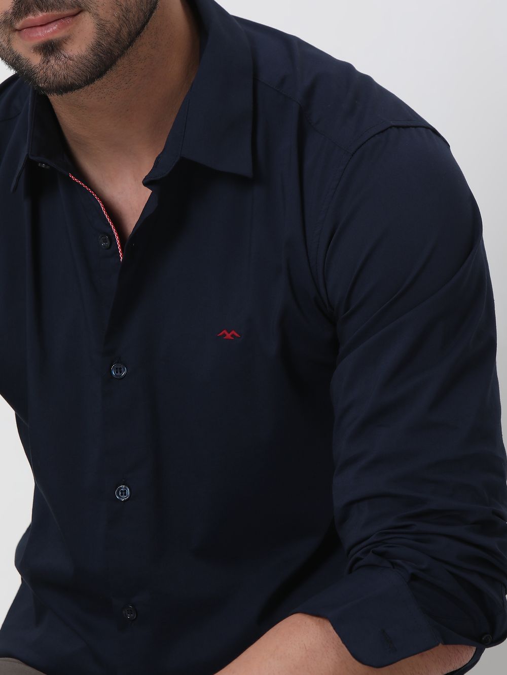 Navy Lightweight Stretch Shirt