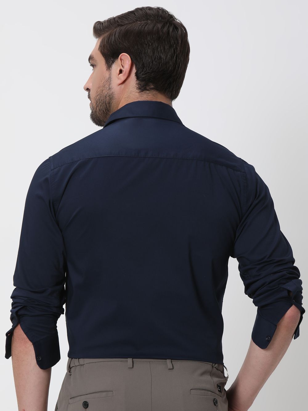 Navy Lightweight Stretch Shirt