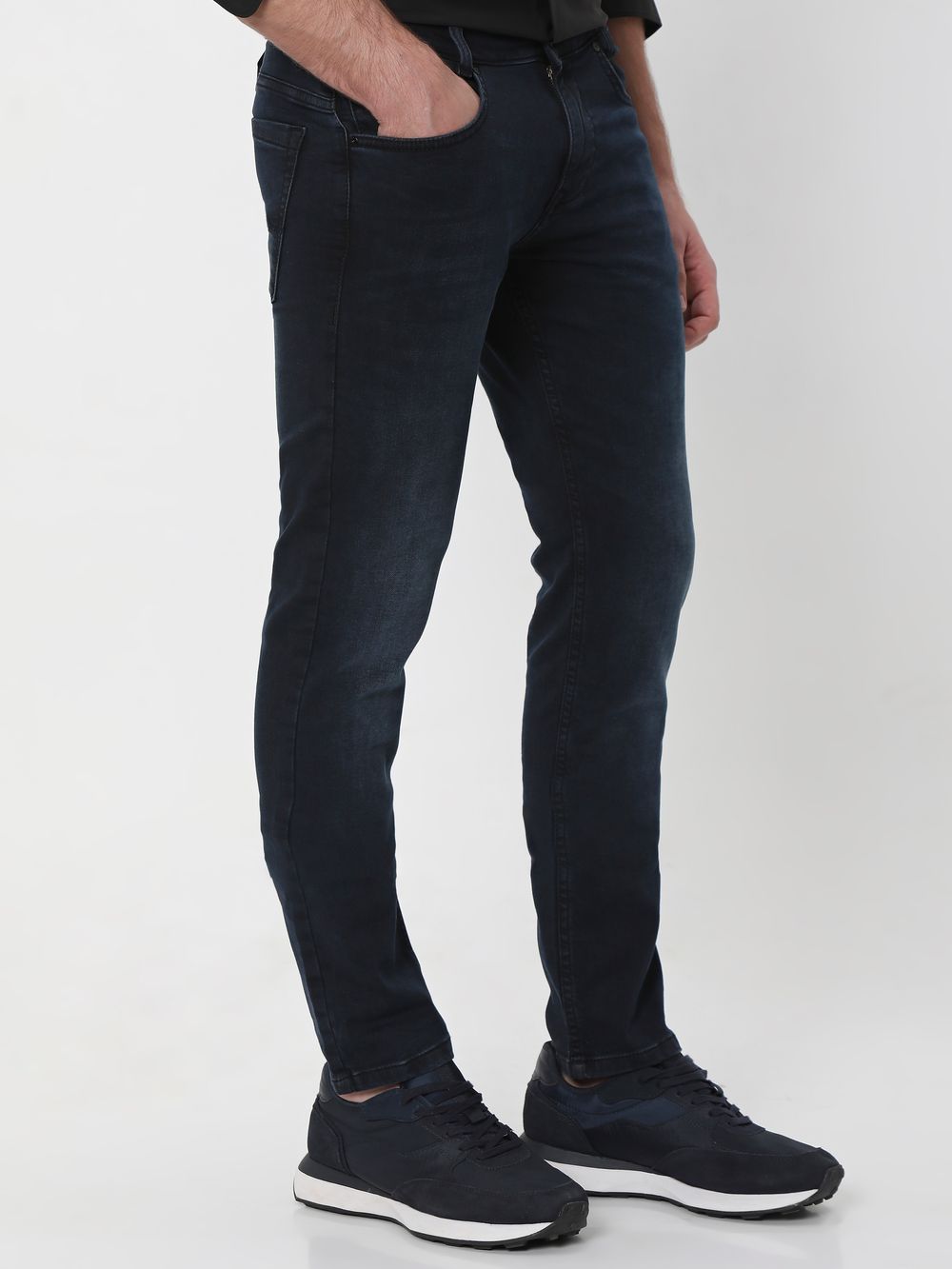 Charcoal Super Slim Fit Fly Weight Jeans