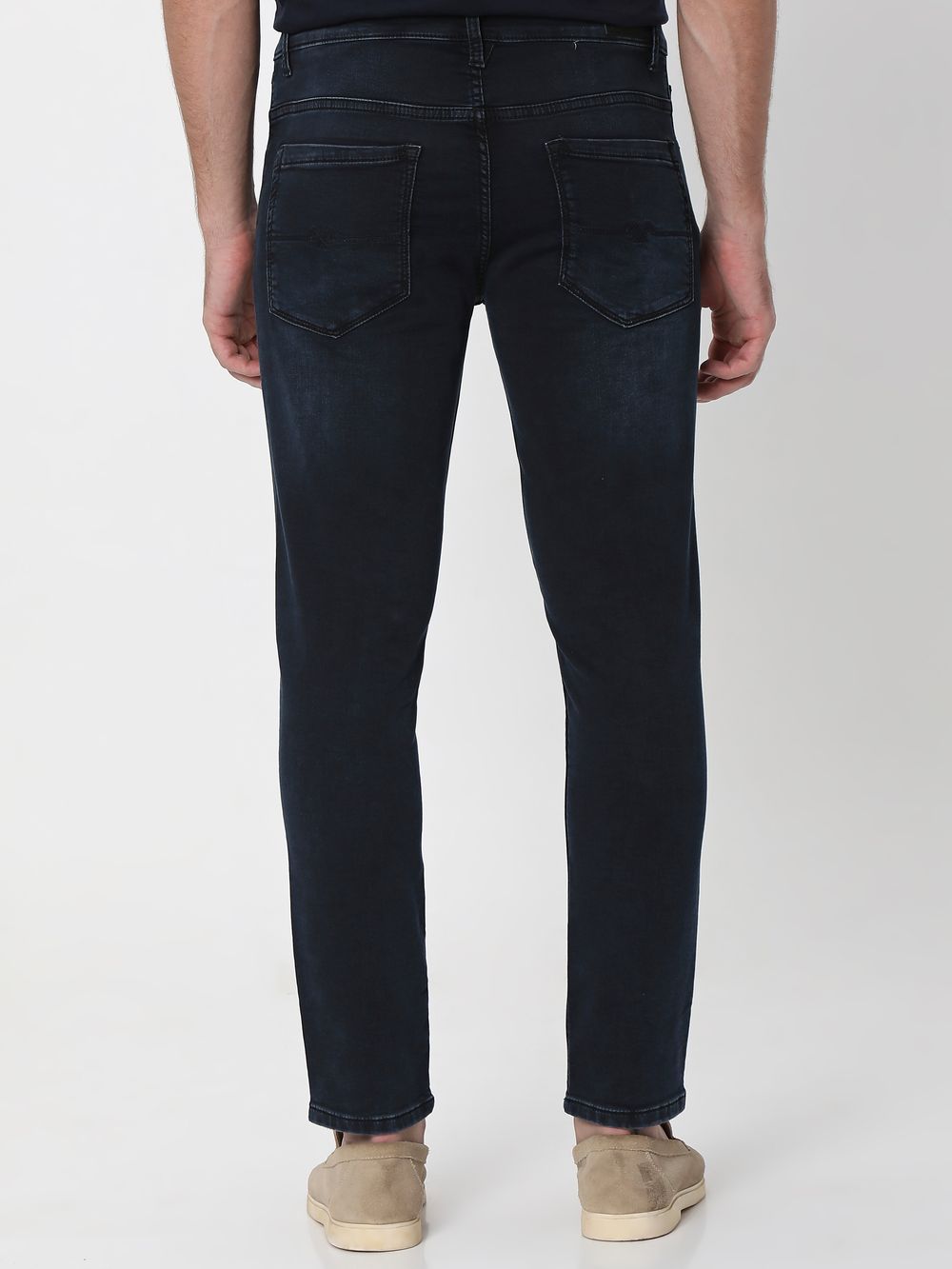 Charcoal Ankle Length Fly Weight Jeans