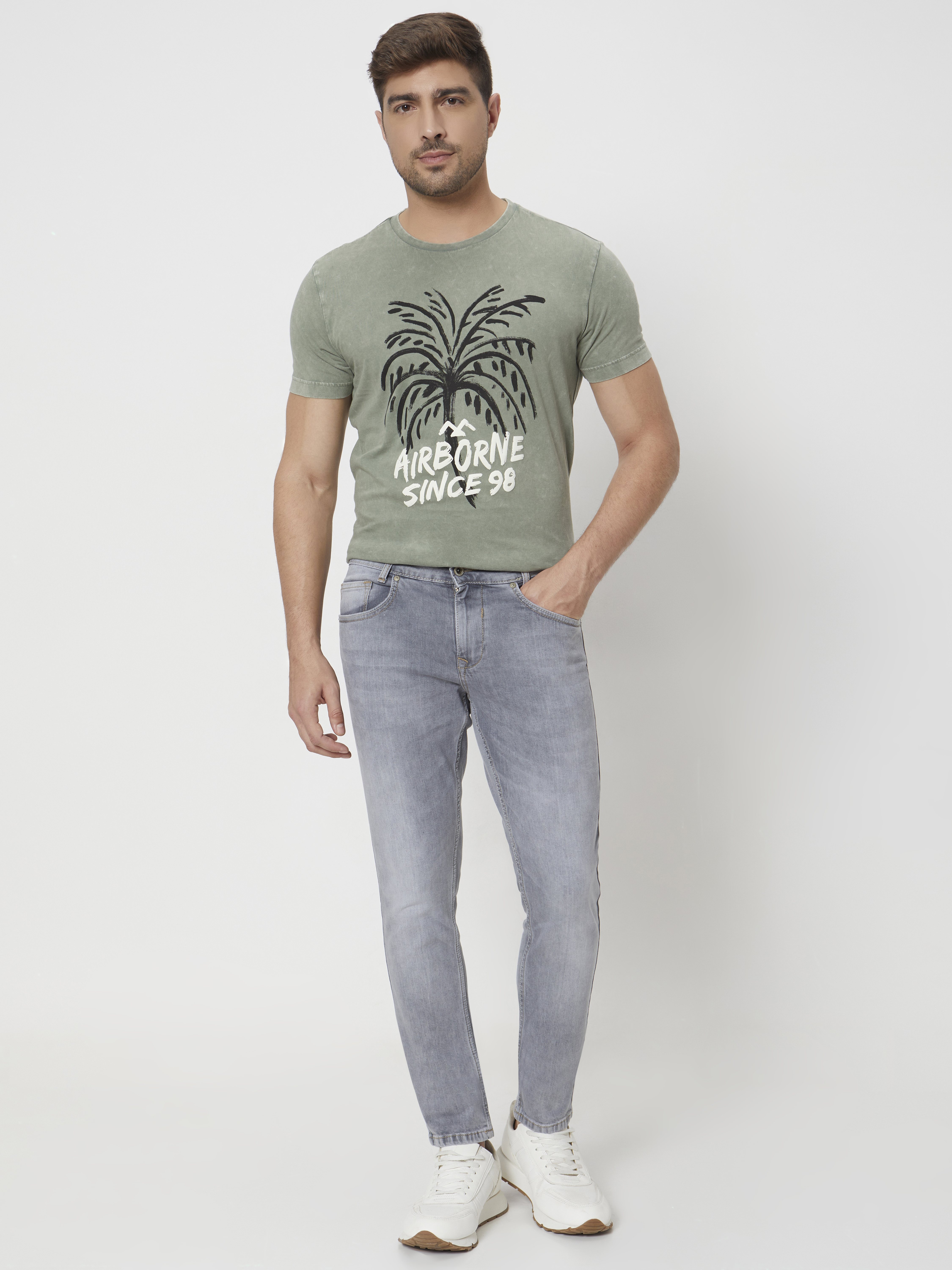 Buy Grey Skinny Fit Originals Stretch Jeans Online at Muftijeans