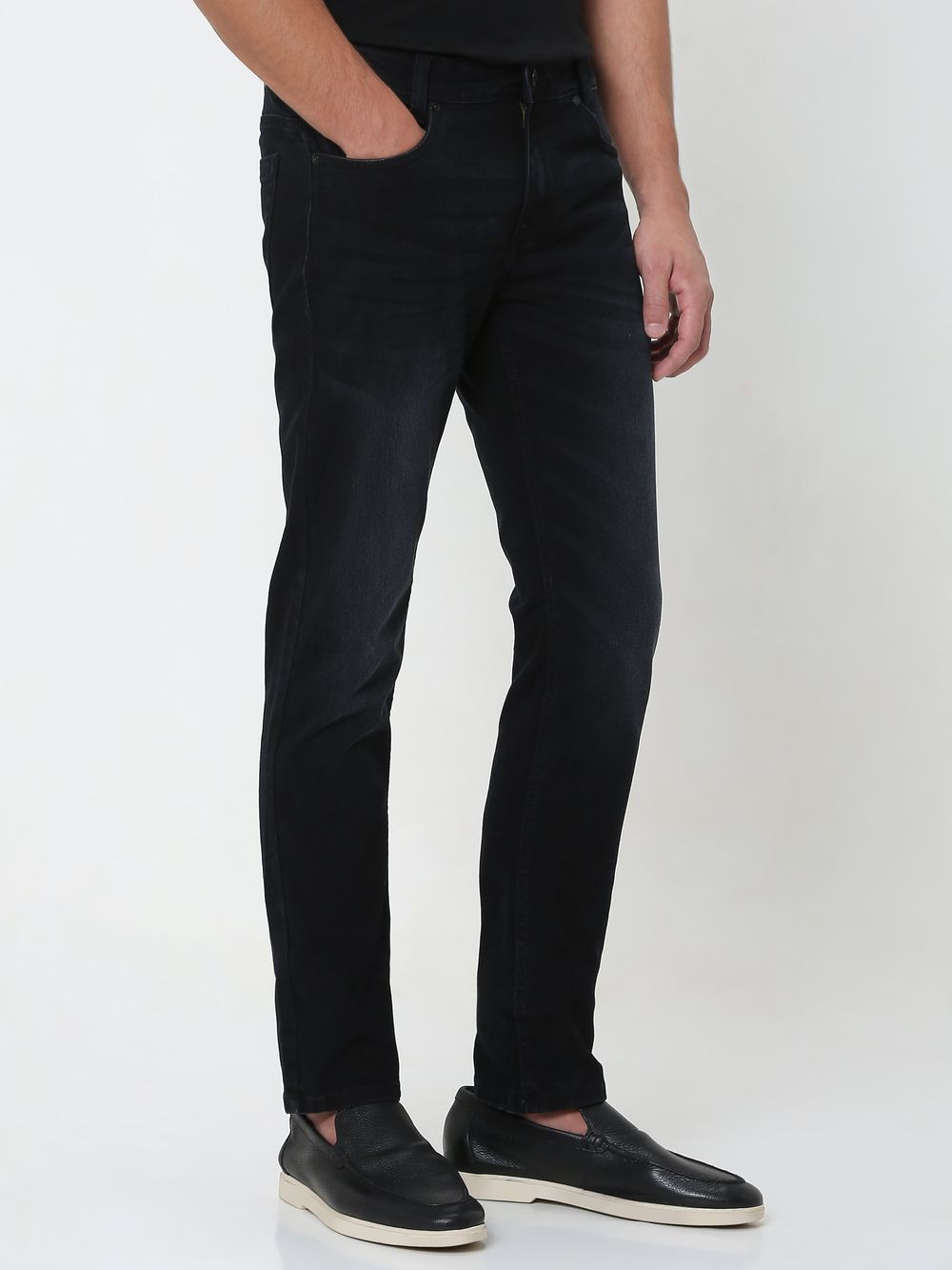 Black Super Slim Fit Originals Stretch Jeans