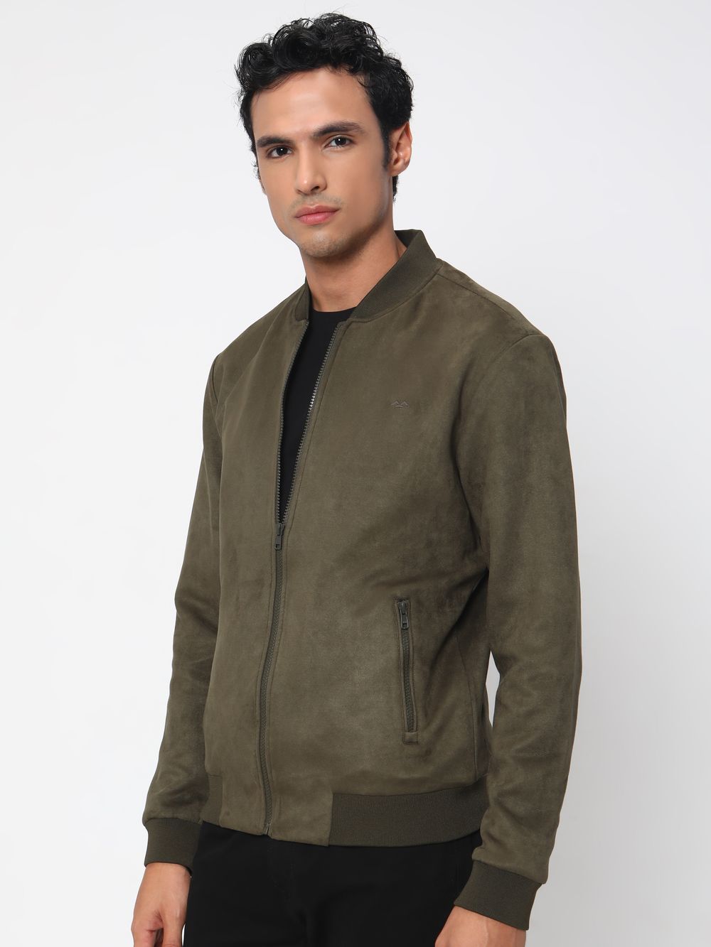 Olive Slim Fit Jacket