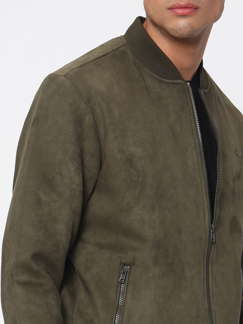 Olive Slim Fit Jacket