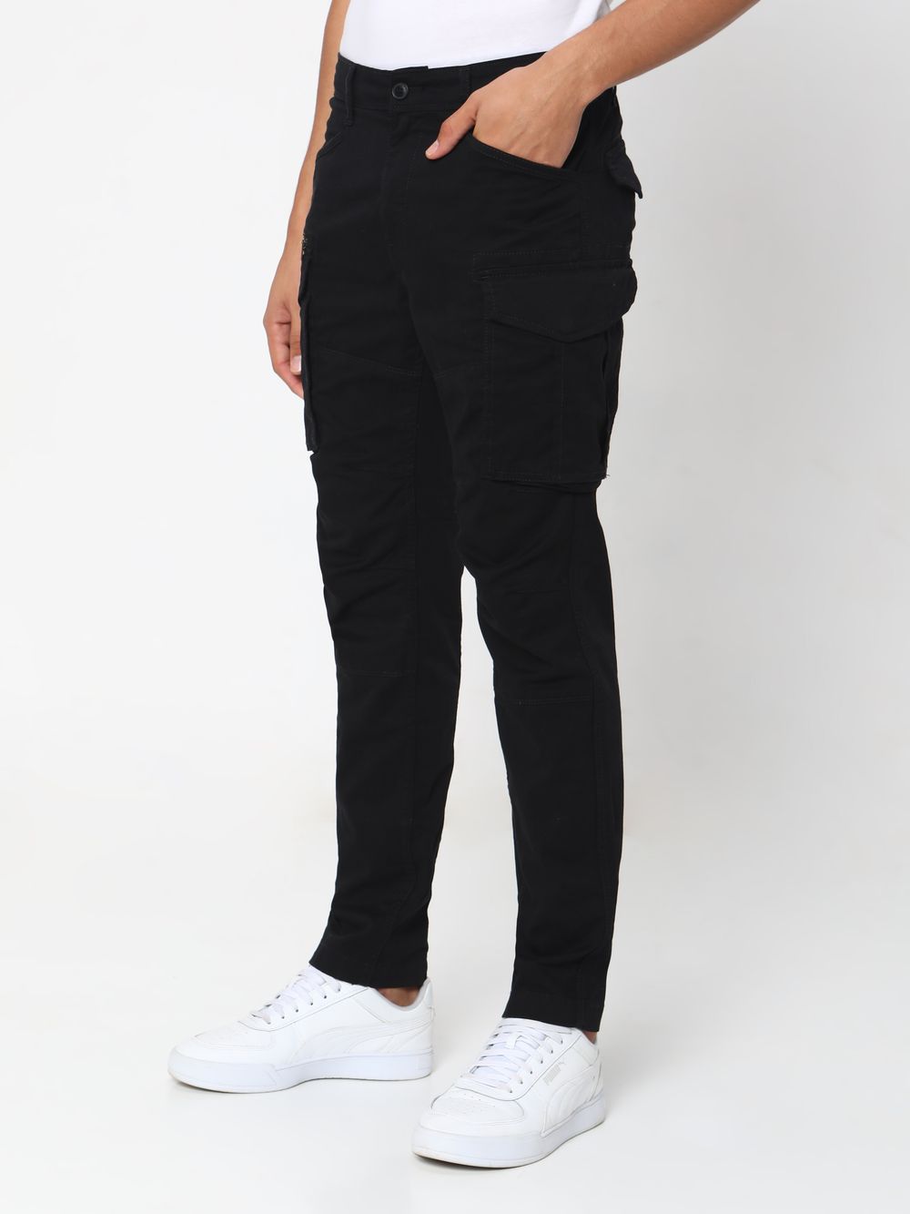 Black Sport Fit Cargos