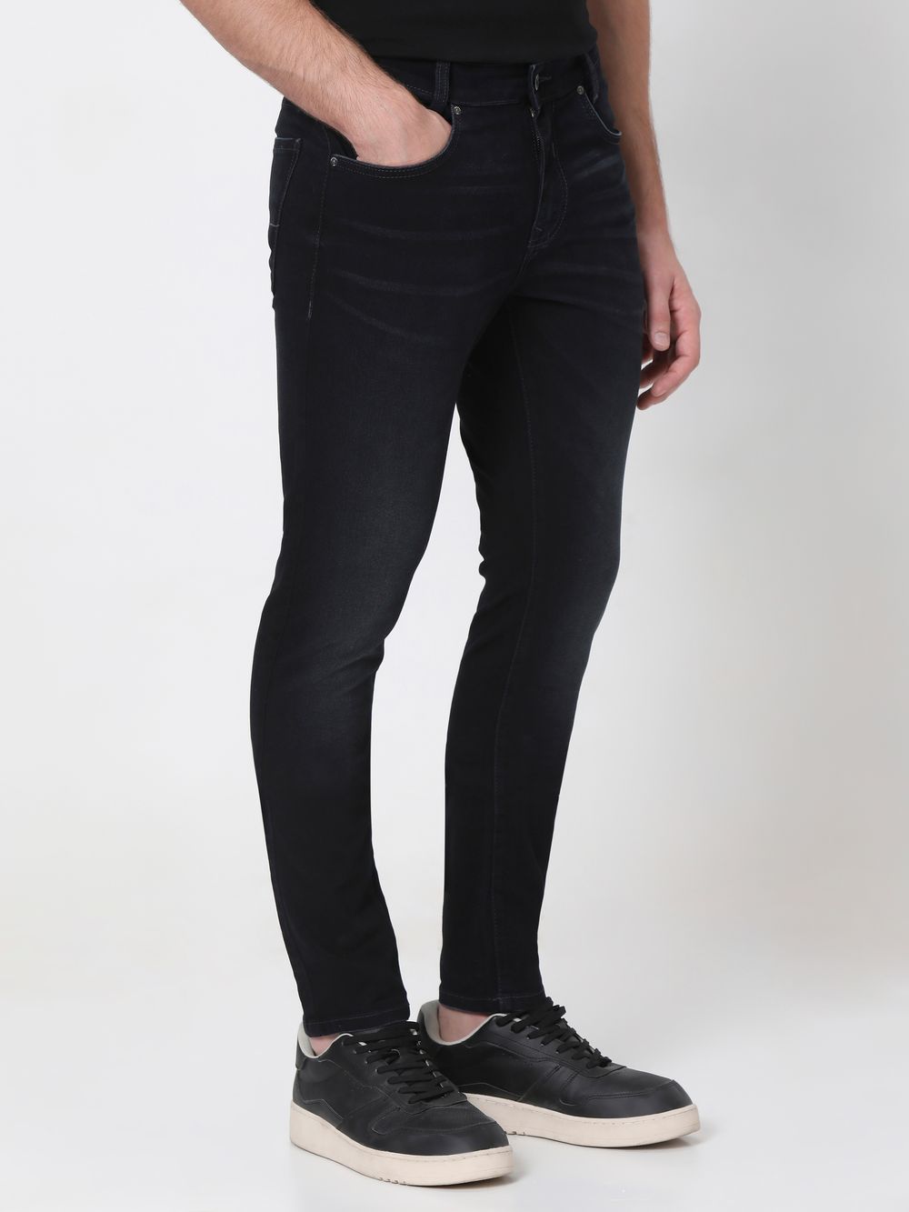 Black Skinny Fit Originals Stretch Jeans