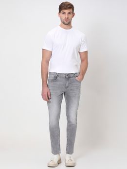 Grey Ankle Length Originals Stretch Jeans