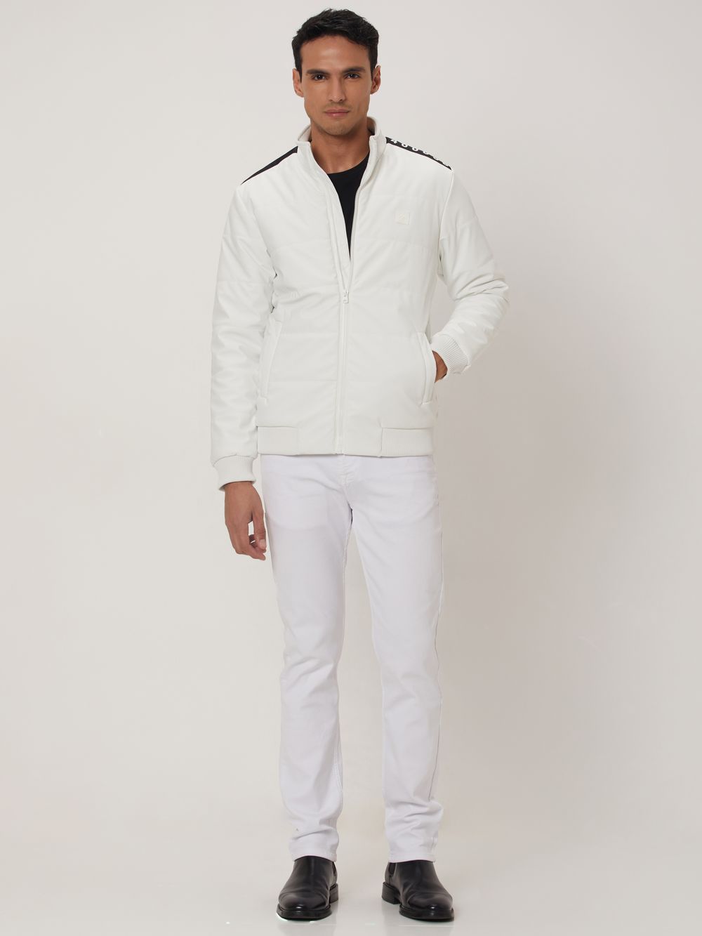 White pu jacket cheap