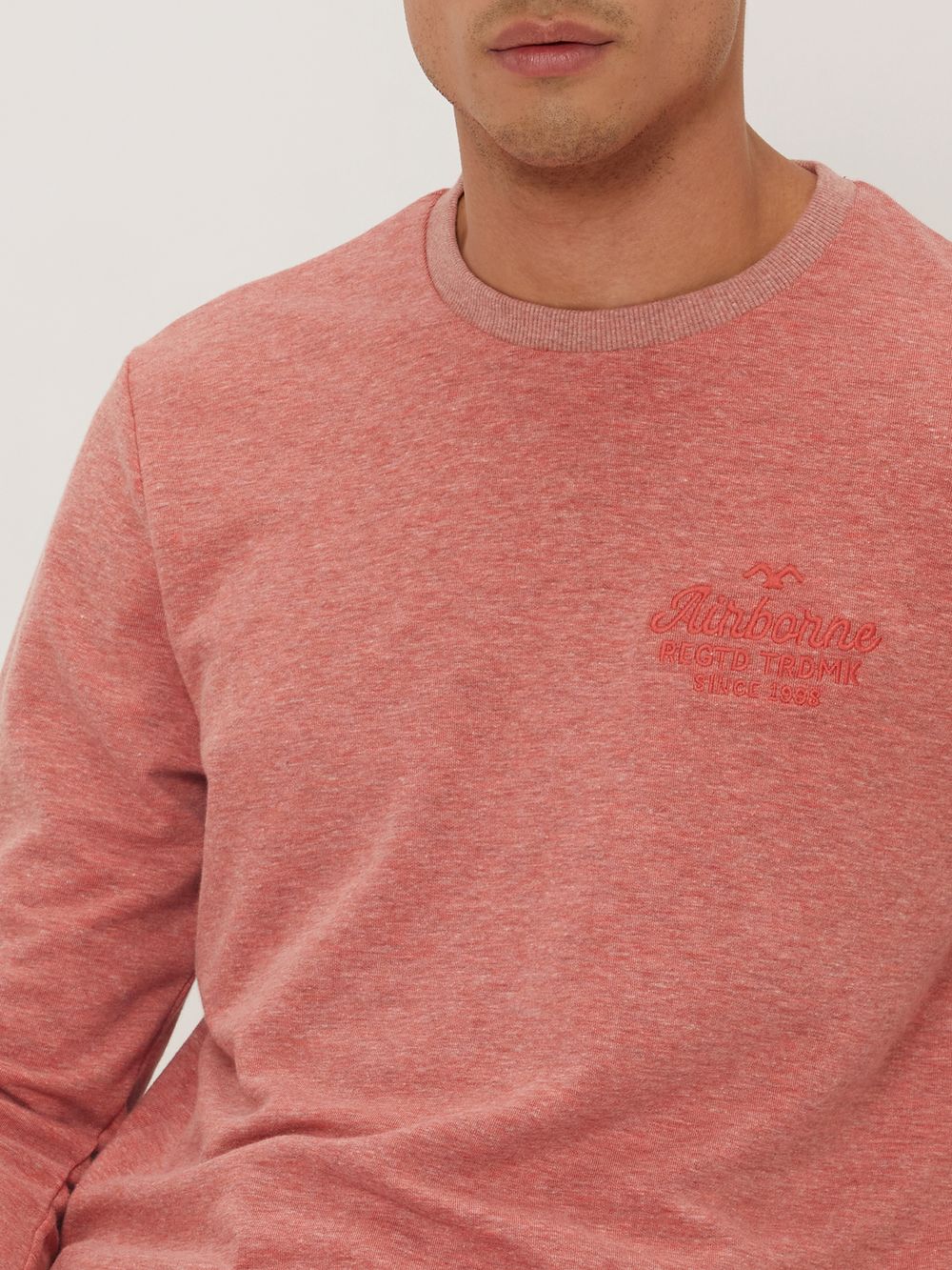 Buy Red Embroidered Sweatshirt Online at Muftijeans