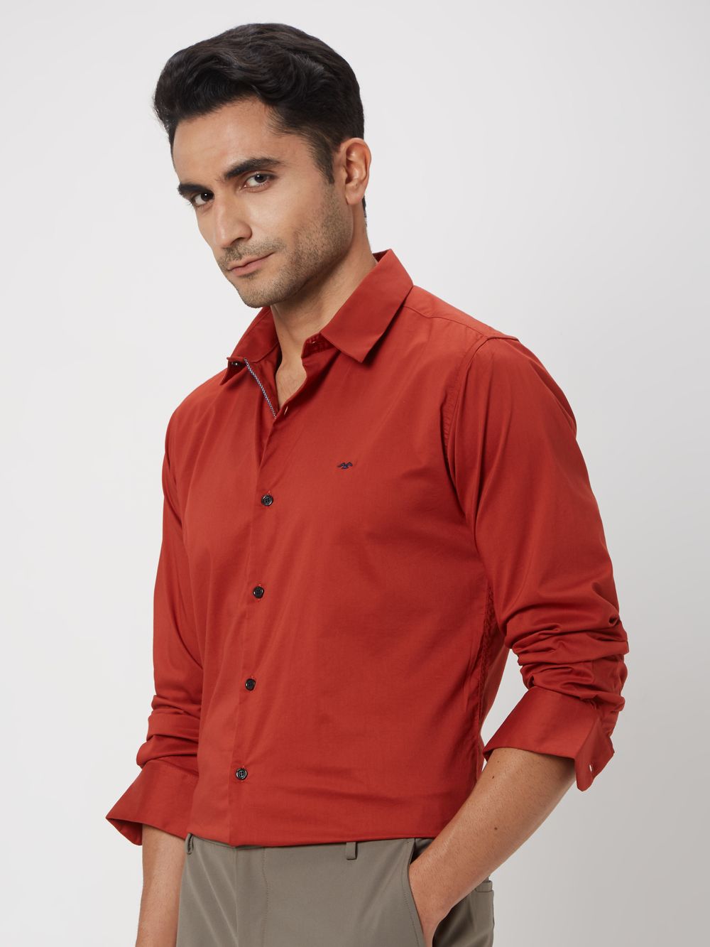 Rust Lightweight Stretch Shirt