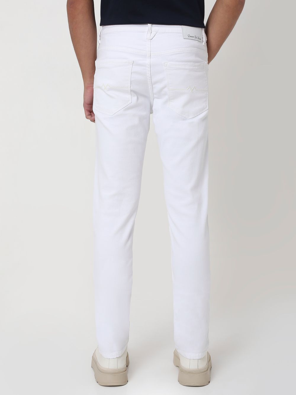 White Super Slim Fit Denim Deluxe Stretch Jeans