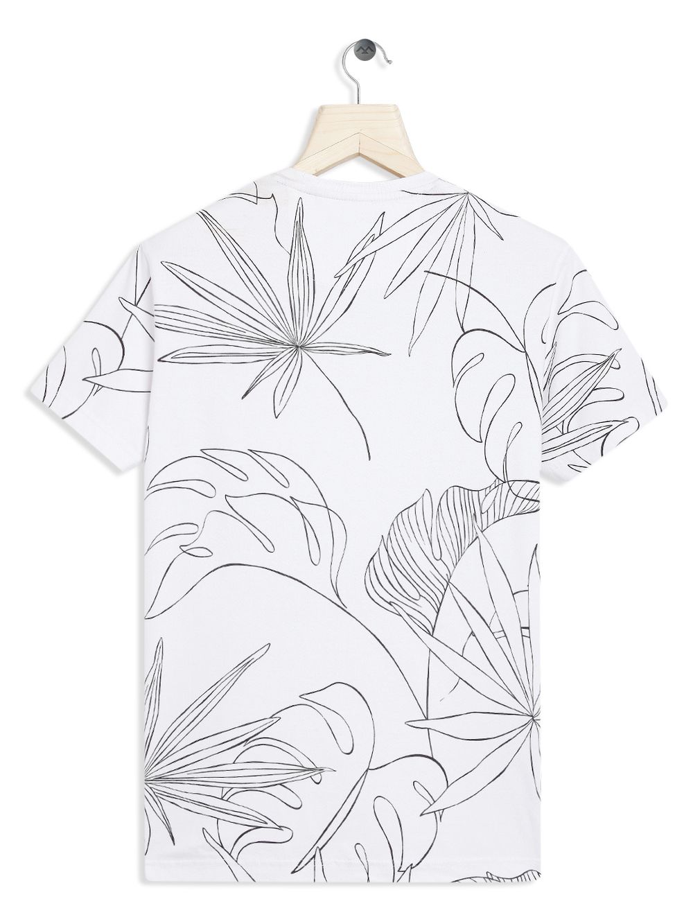 White Leaf Graphic Tee