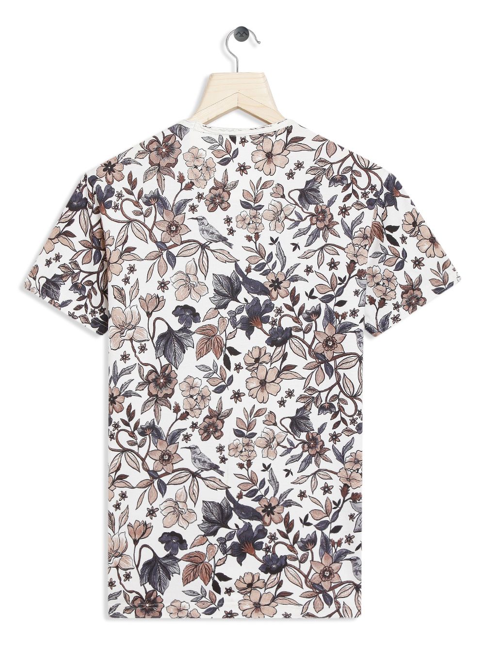 Off White Floral Graphic Tee