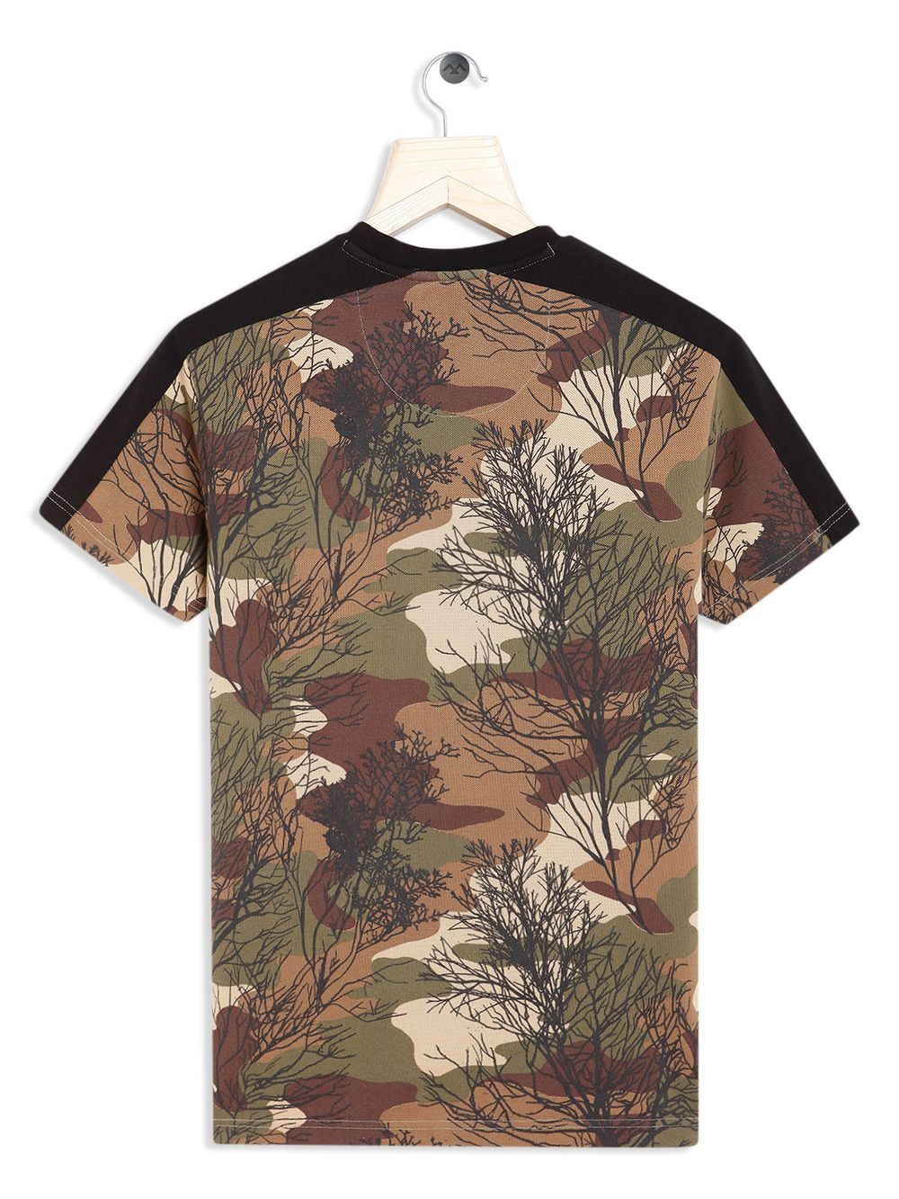 Beige Camo Graphic Tee