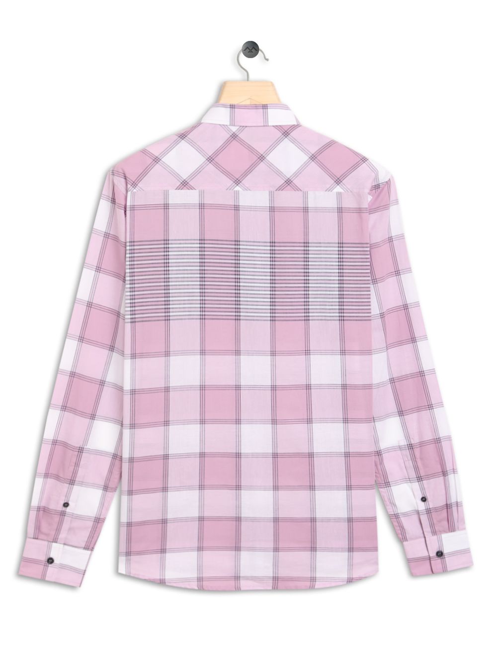 Pink & White Placement Check Shirt