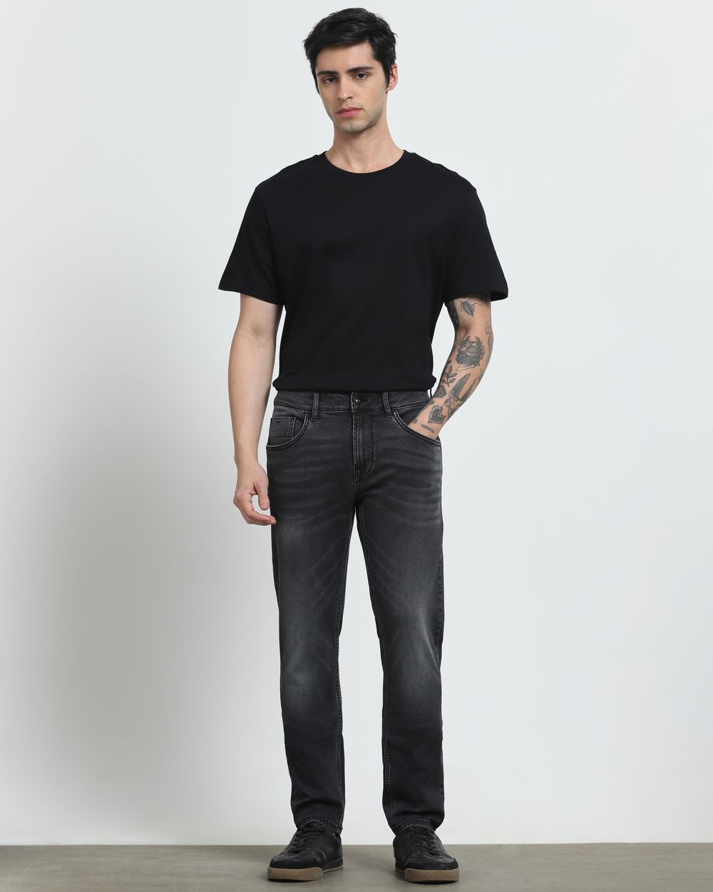 SIMPLYCOMPLICATED BF JEANS ATELIER BLACK（BOTTOMS