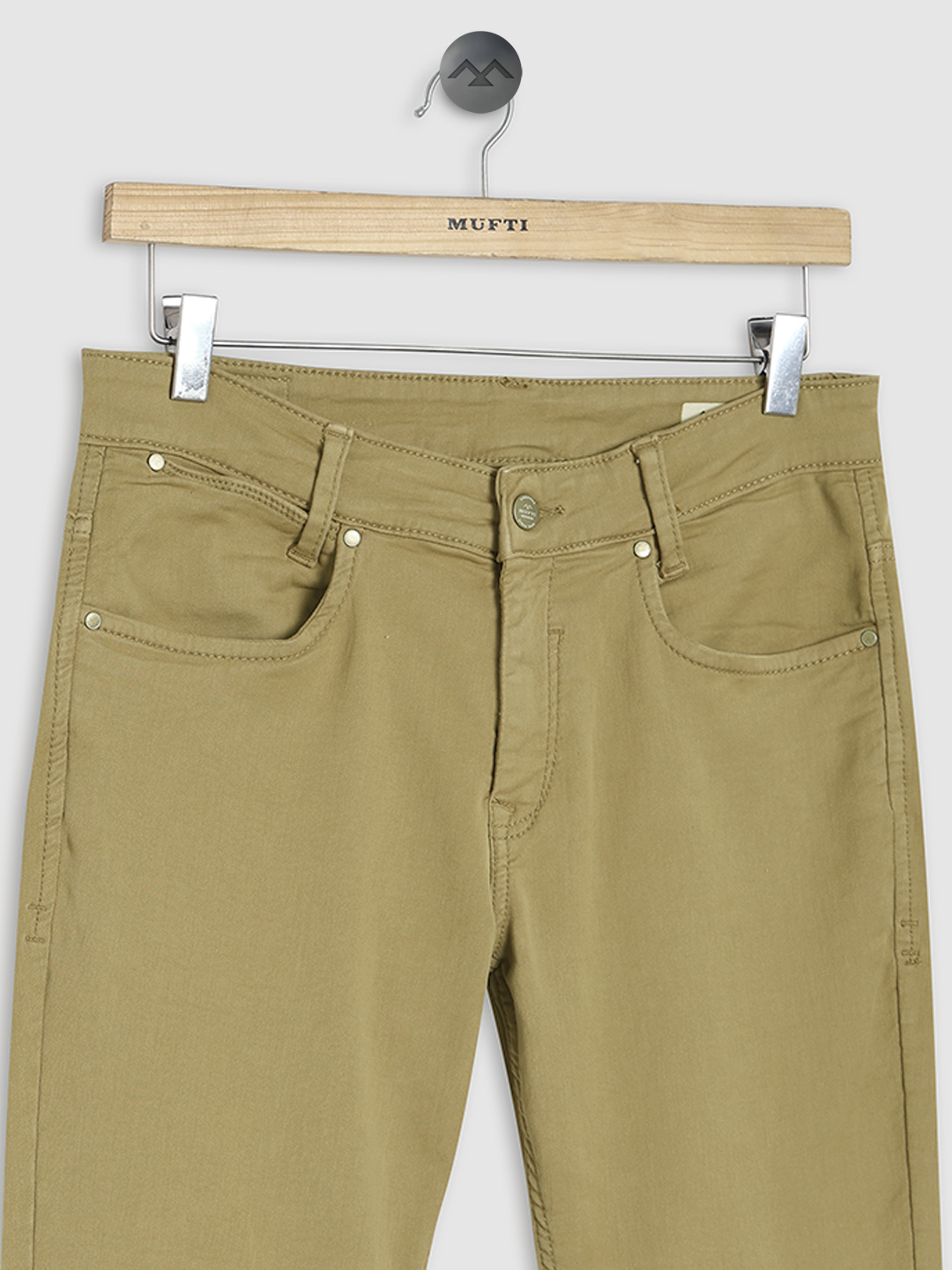 Buy Light Khaki Super Slim Fit Superstretch Coloured Jeans Online at Muftijeans