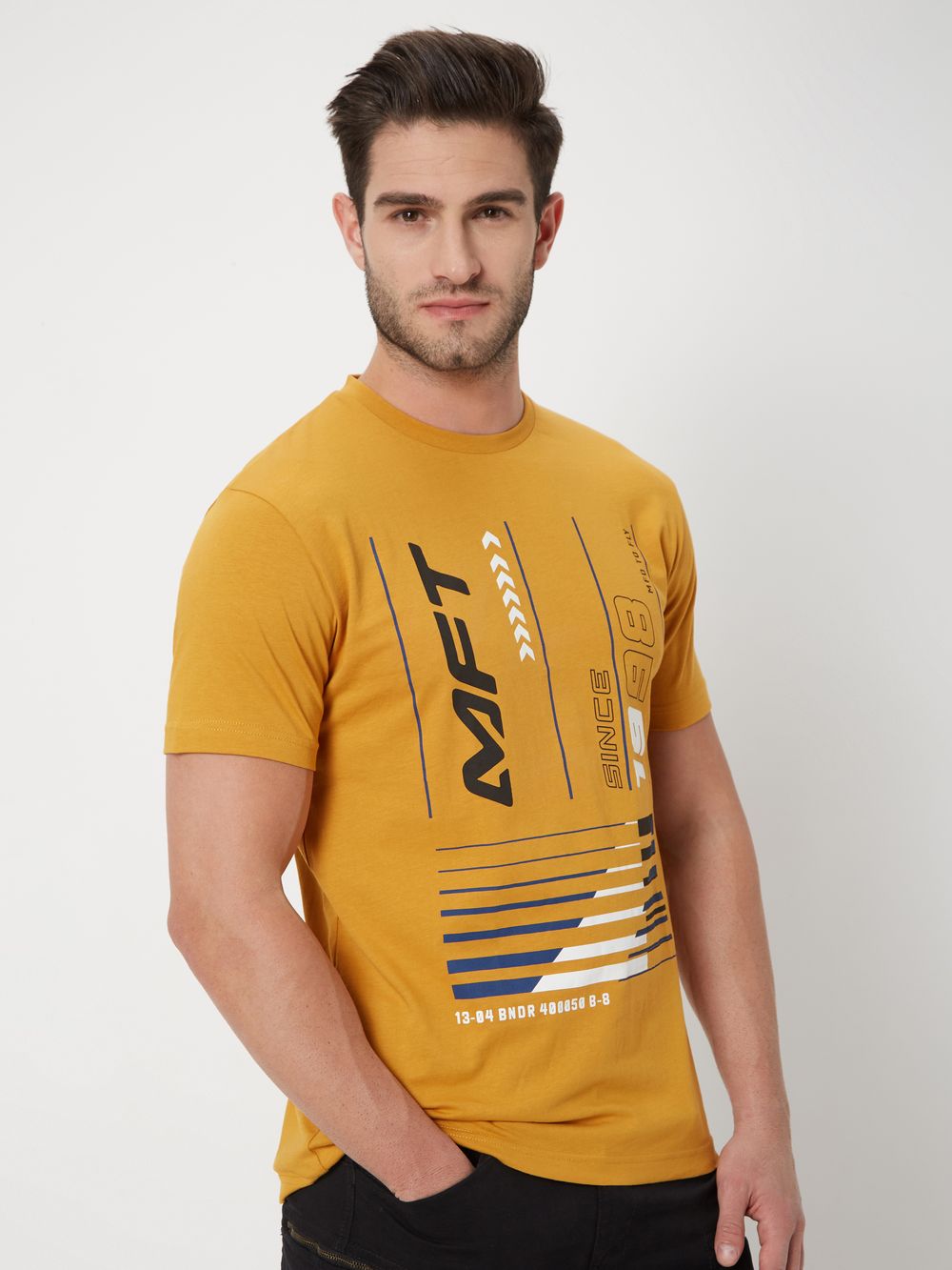 Mustard Graphic Print T-Shirt
