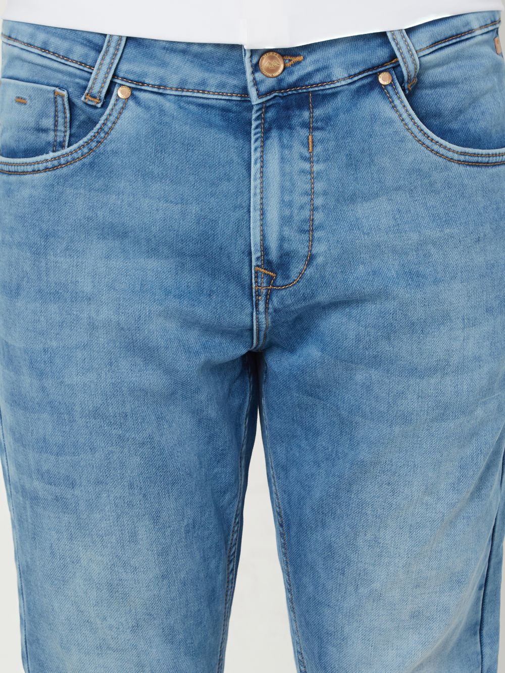 Light Blue Skinny Fit Denim Deluxe Stretch Jeans