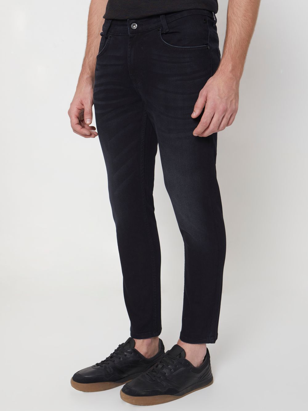 Black Ankle Length Originals Stretch Jeans