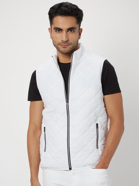White vest jacket top