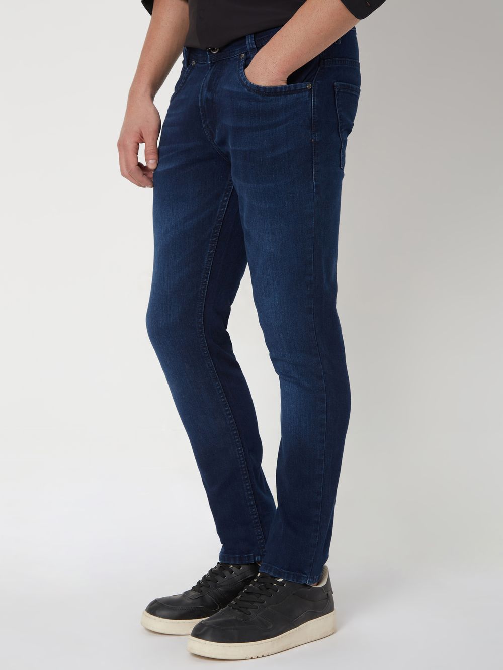 Dark Indigo Blue Super Slim Fit Originals Stretch Jeans