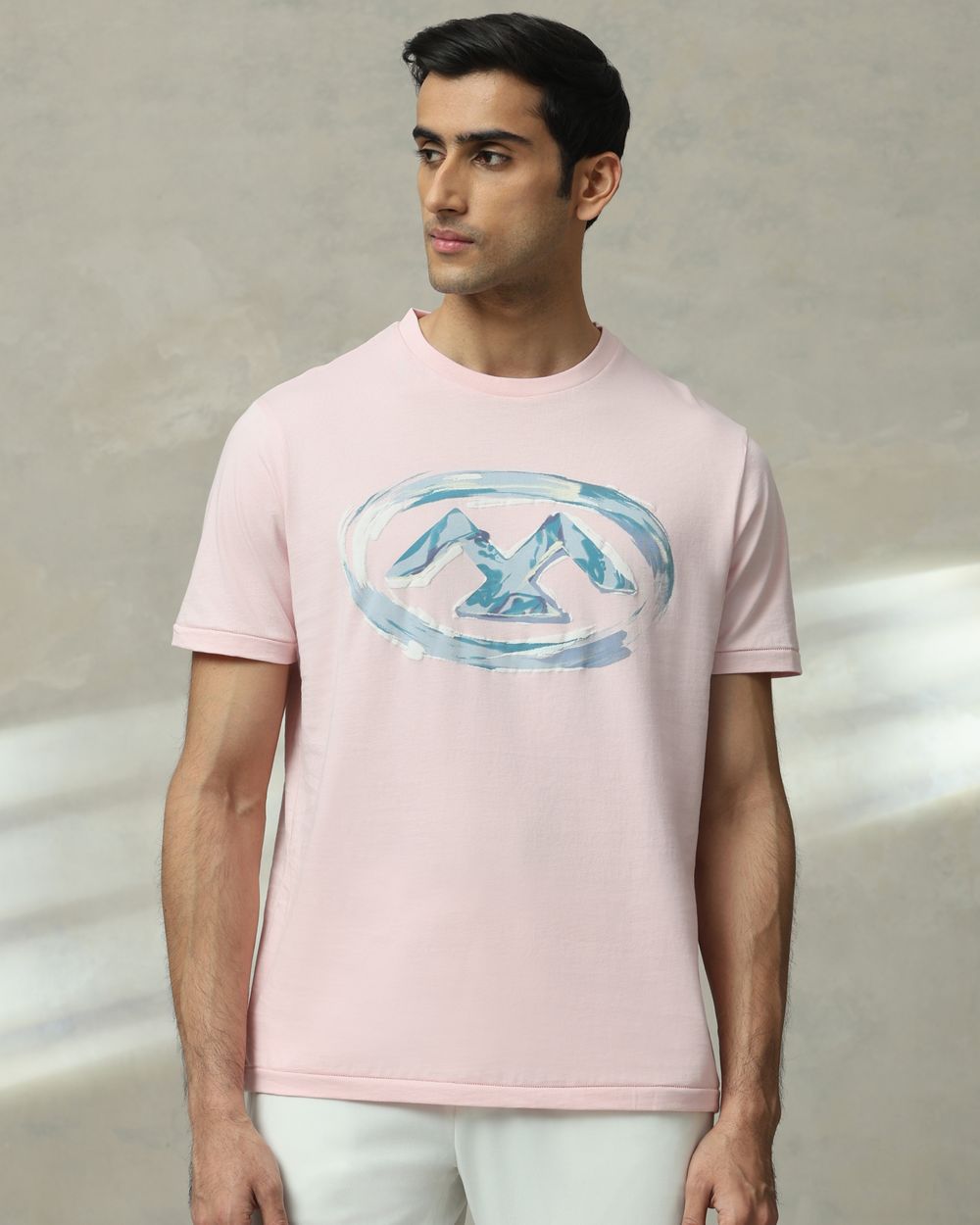 Pink Graphic Regular Fit T-Shirt