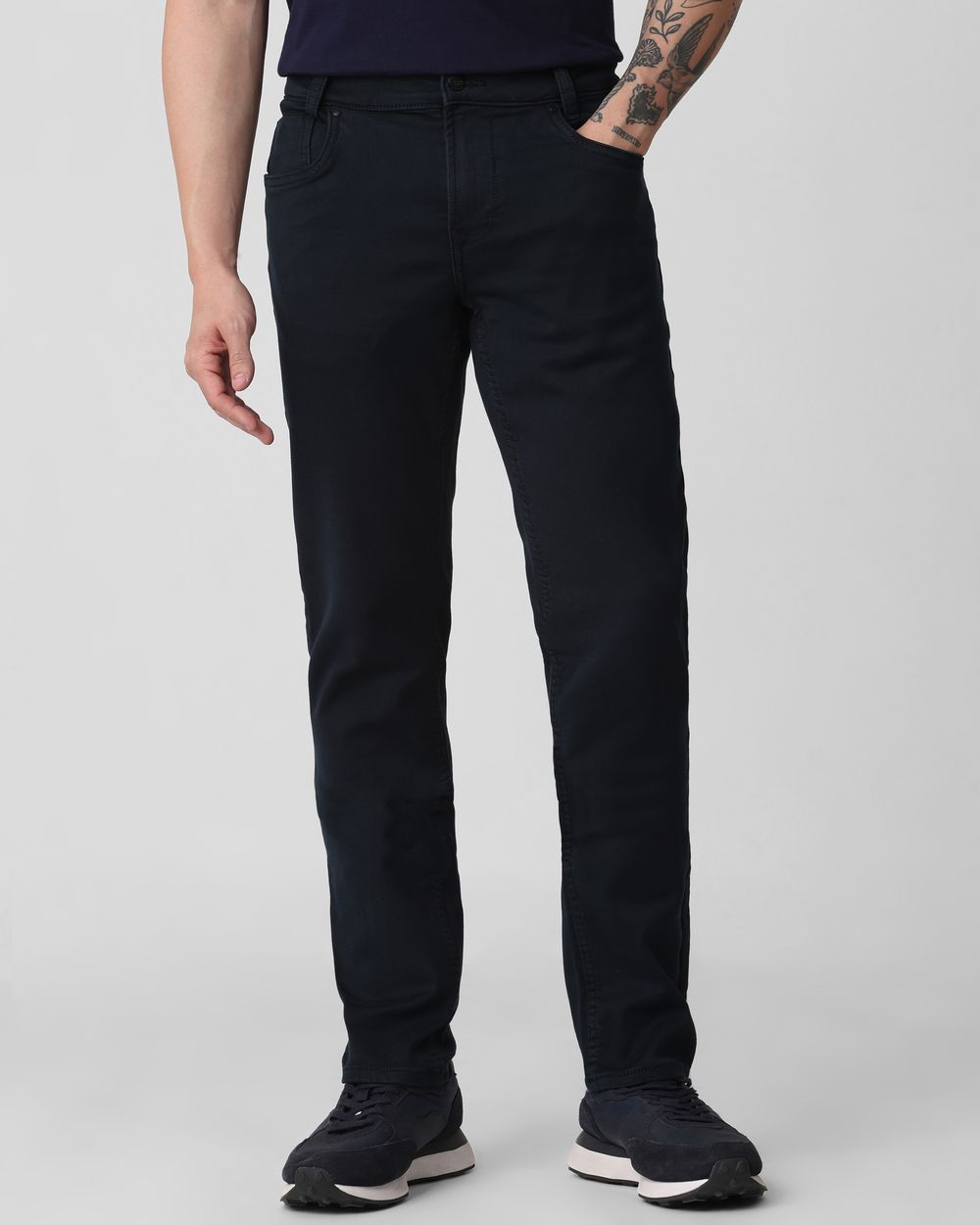 Navy Super Slim Fit Superstretch Coloured Jeans