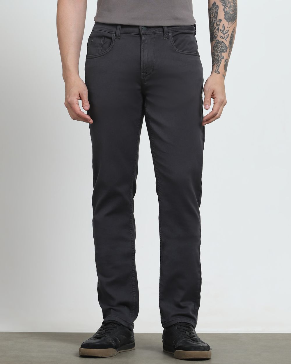 Grey Super Slim Fit Jeans