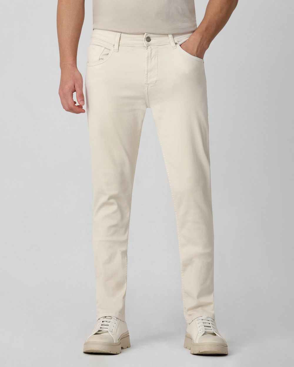 Off White Straight Fit Superstretch Coloured Jeans