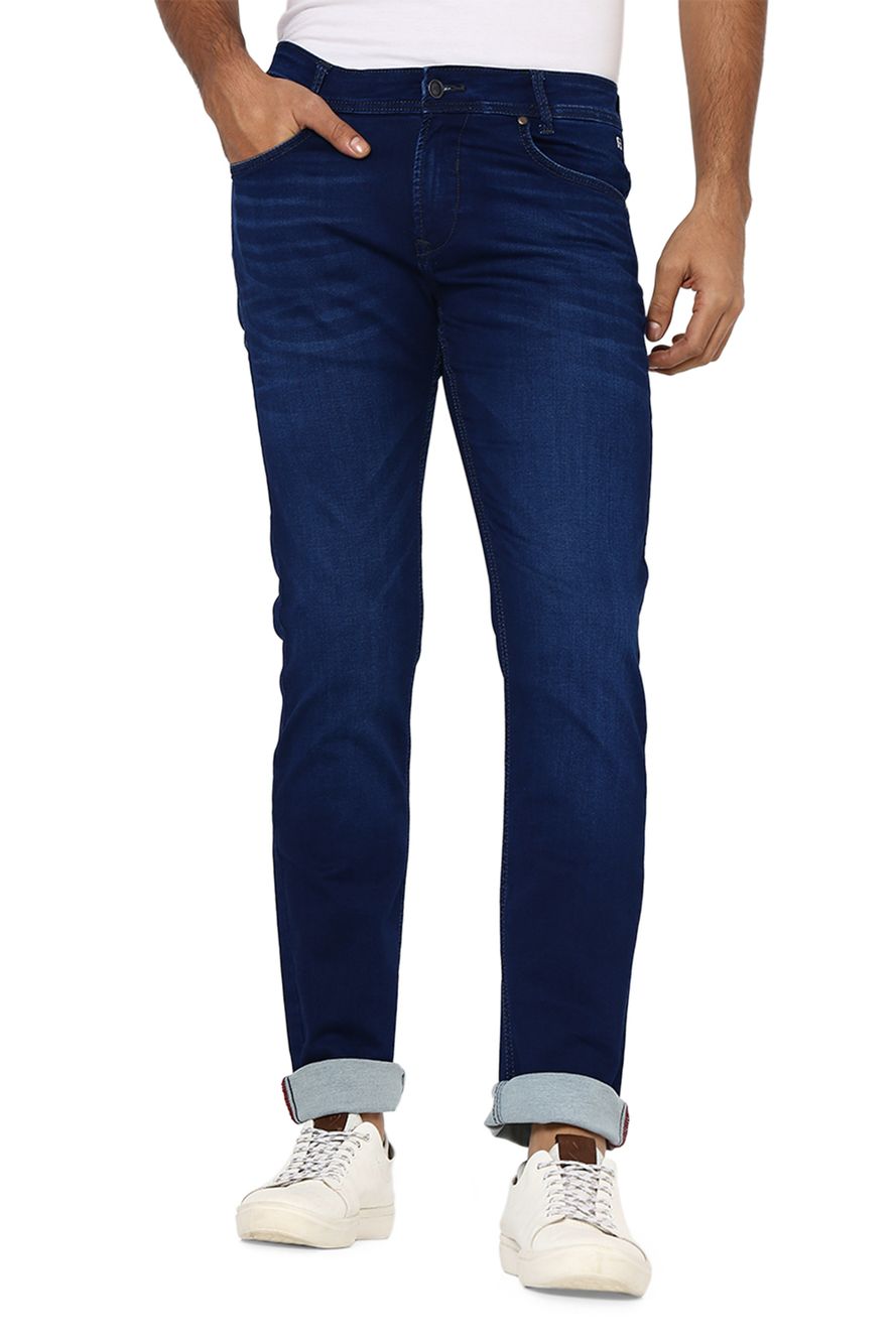 Navy Super Slim Fit Denim Deluxe Superstretch Jeans