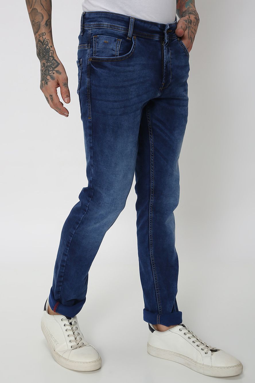 Indigo Blue Super Slim Fit Flyweight Jeans
