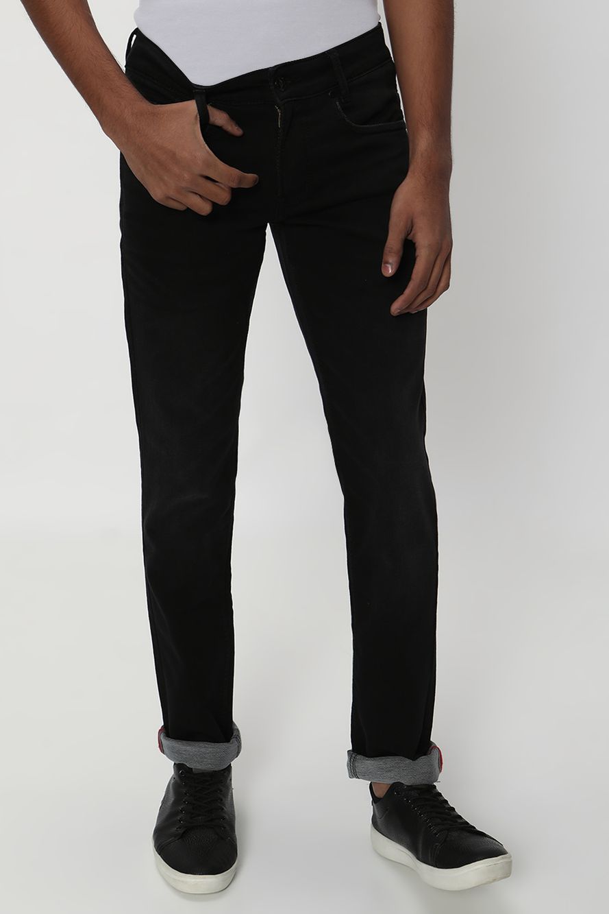 Black Super Slim Fit Flyweight Jeans