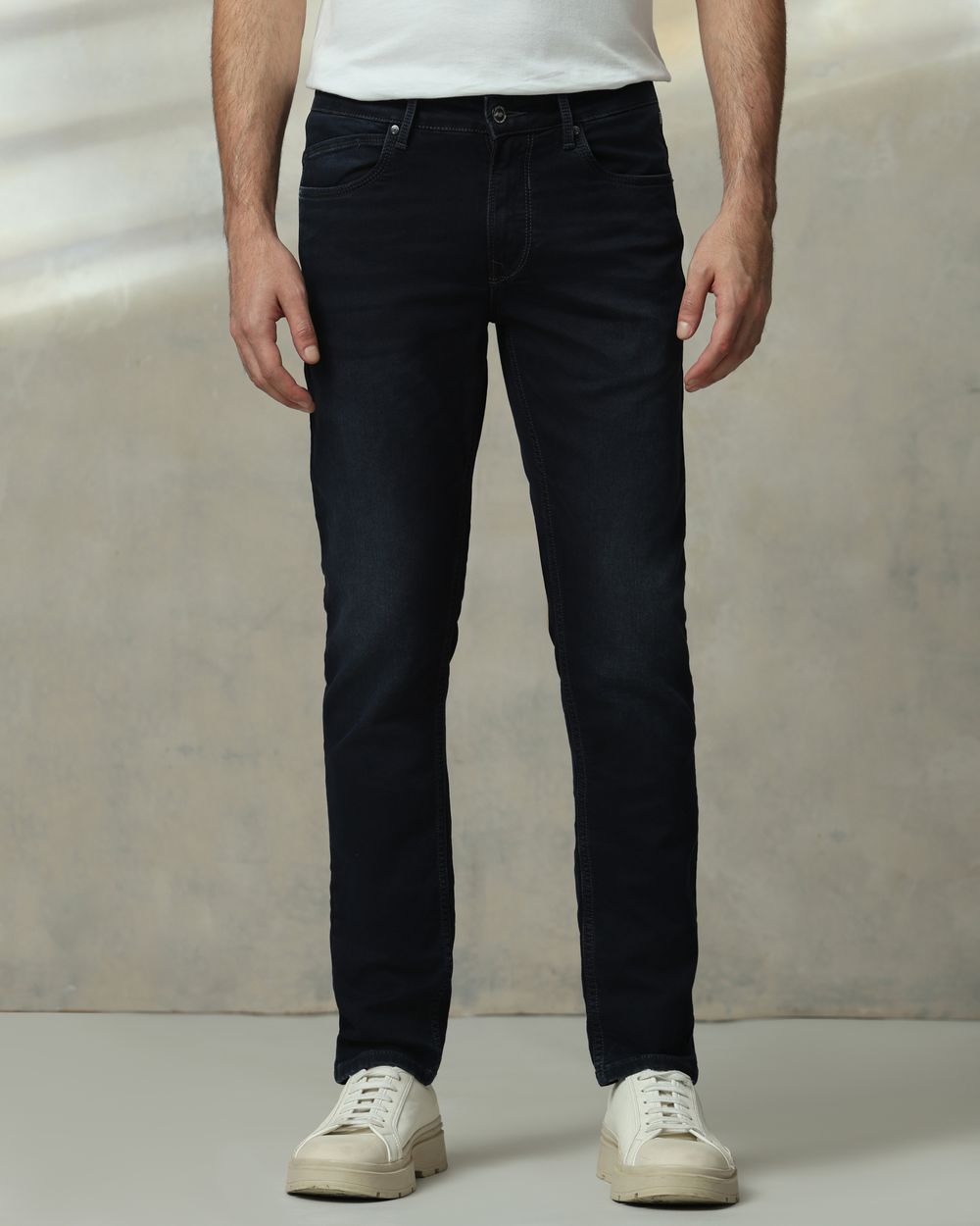 Blue Black Skinny Fit Jeans