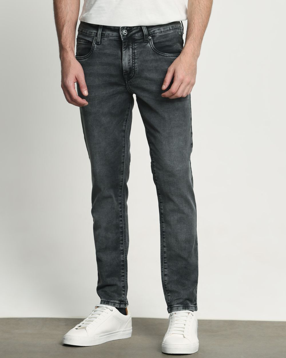 Charcoal Ankle Length Jeans