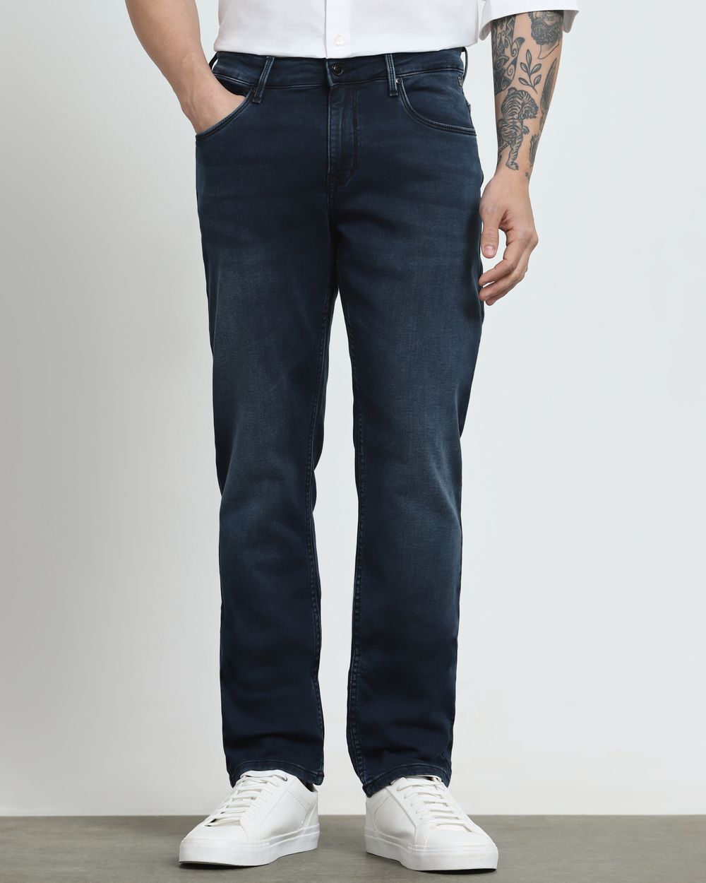 Blue Black Super Slim Fit Jeans